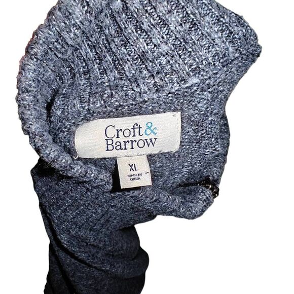 Croft & Barrow Turtle Neck Long Sleeve Sweater - Picture 3 of 5